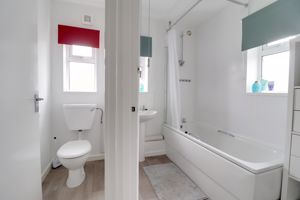 Bathroom & Separate WC- click for photo gallery